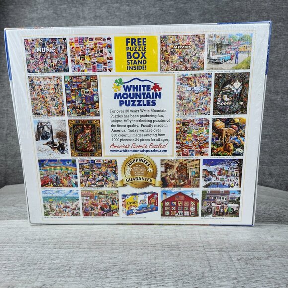 White Mountain Candy Wrapper Puzzle 1000 Pieces NIB - Picture 3 of 9